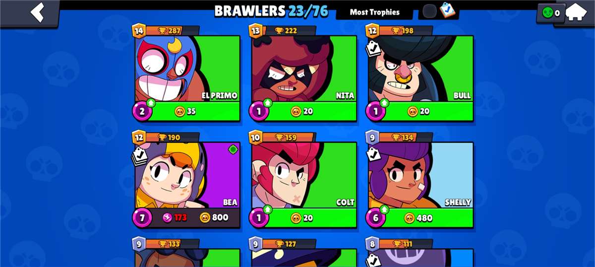 Game account sale Brawl Stars